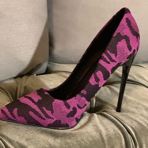 Purple and black Heels